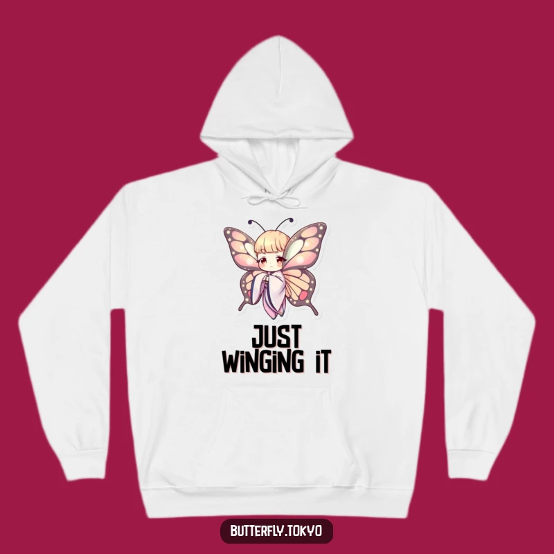 Funny Butterfly Kimono Hoodie: Cozy & Cool Butterfly Gift for Humor Lovers