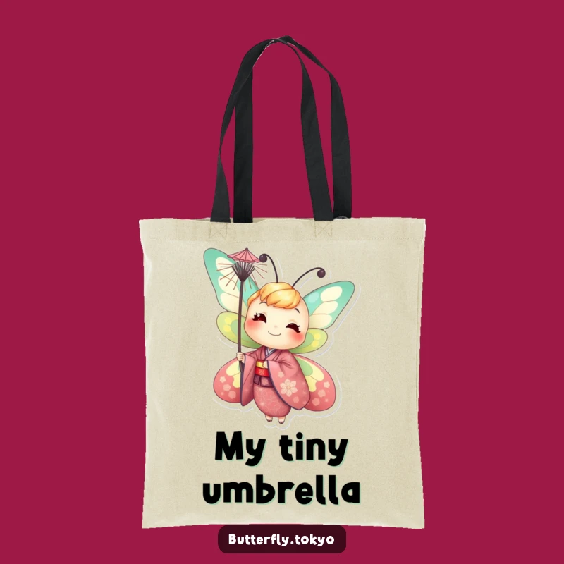 Funny Butterfly Parasol Tote Bag: Vibrant & Humorous Accessory Gift