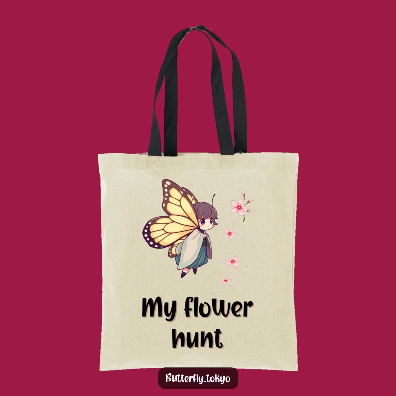 Funny Butterfly Kimono Tote Bag: Whimsical & Humorous Carry-all